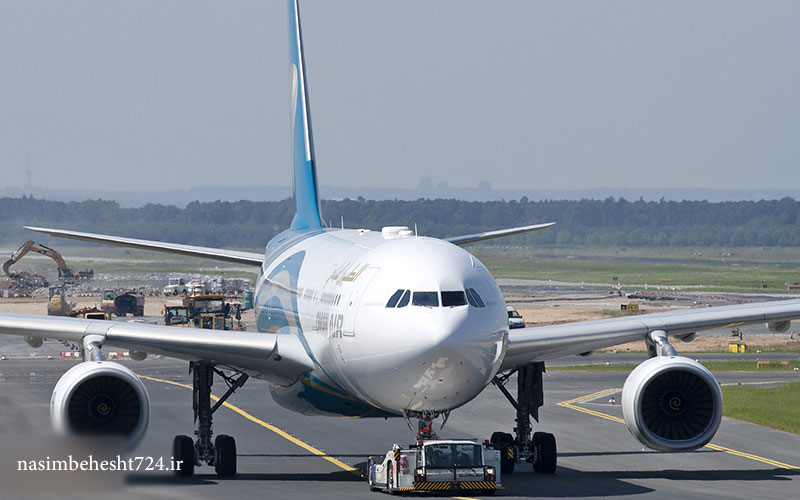 خرید اینترنتی بلیط هواپیمای عمان ایر با کمترین قیمت از نسیم بهشت 724